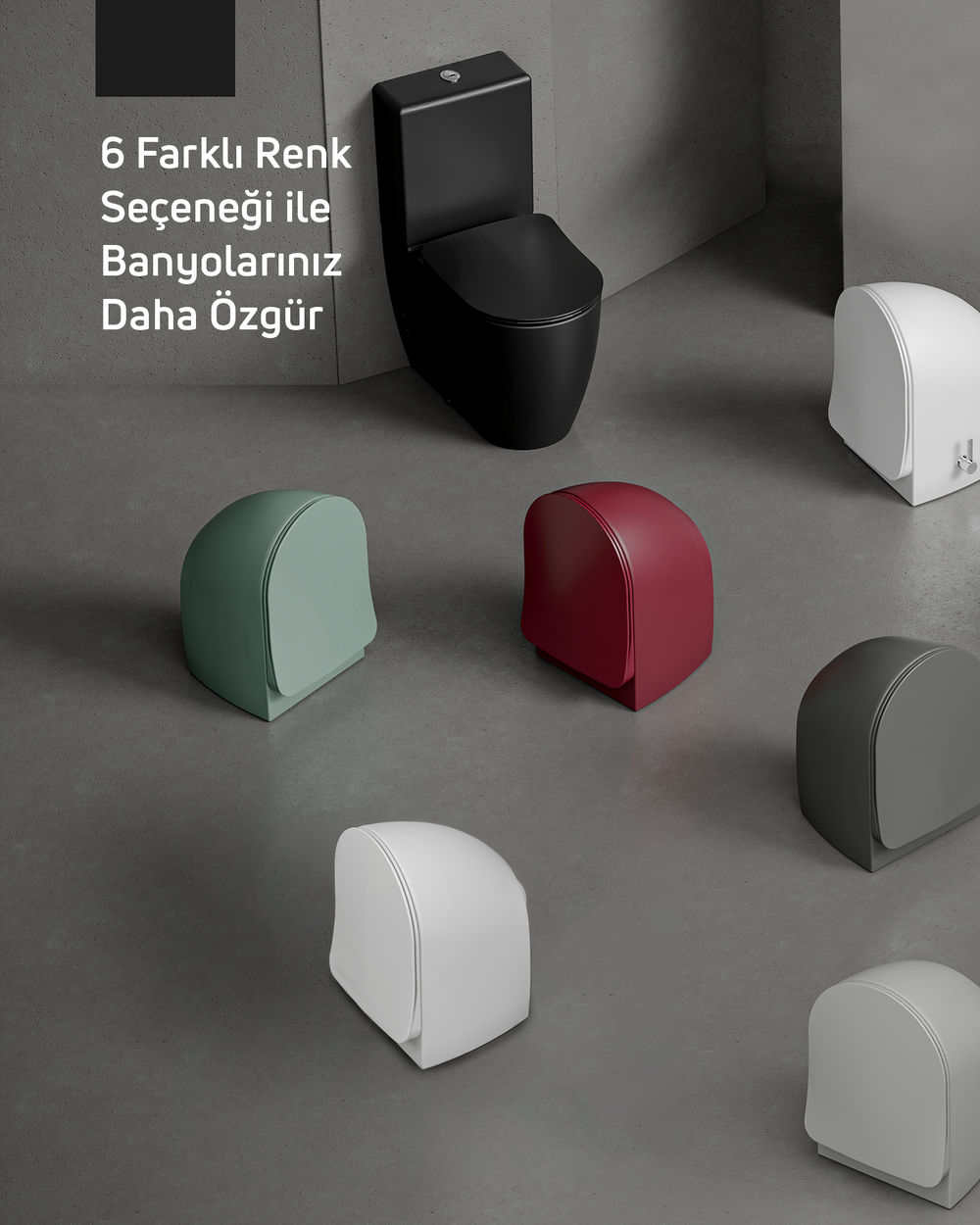 Creavit Free Rim-Off klozet detay görseli