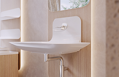 Creavit Foglia Lavabo