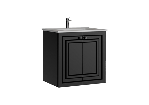 Kayra 60cm Kapaklı Antrasit