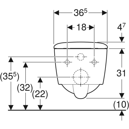 Geberit iCon Lavabo görsel 4